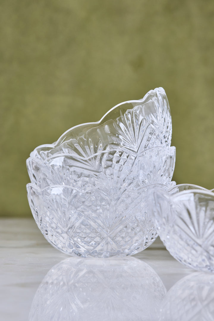 JUEGO DE BOWLS DE VIDRIO BOBE