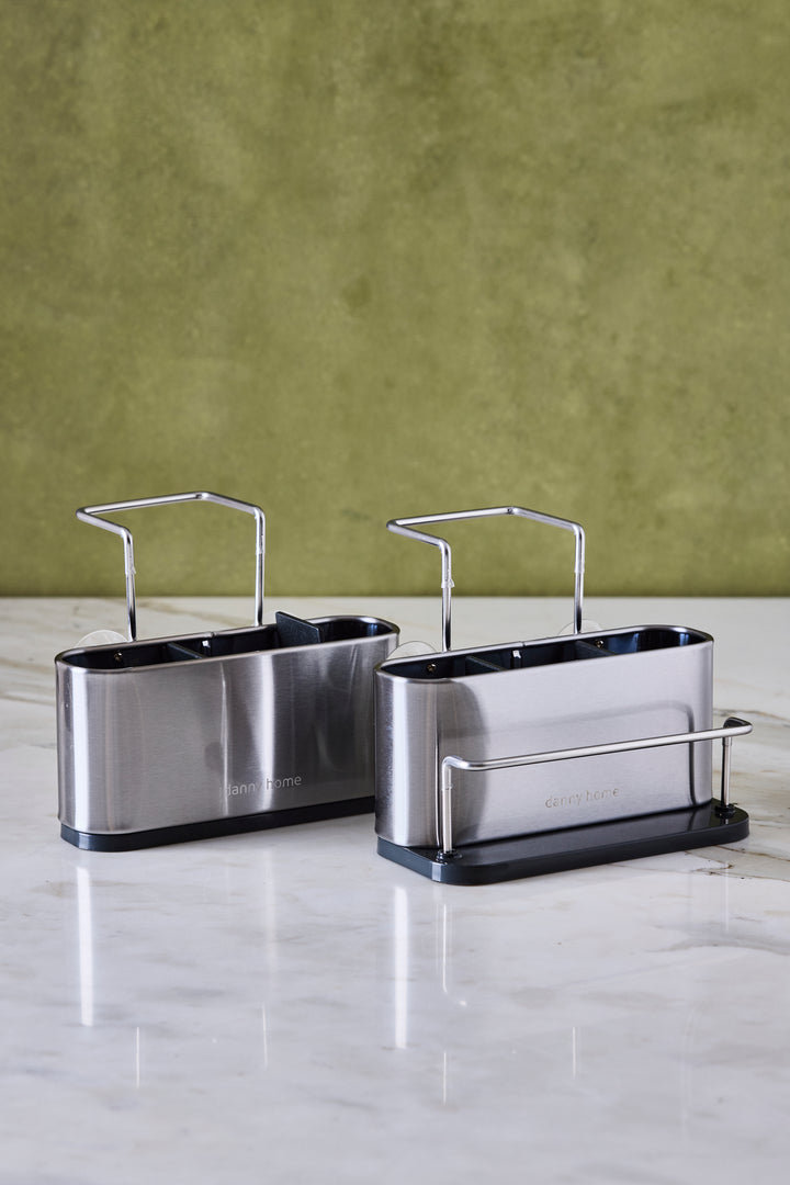 ORGANIZADOR ESCURRIDOR ACERO CON SOPORTE