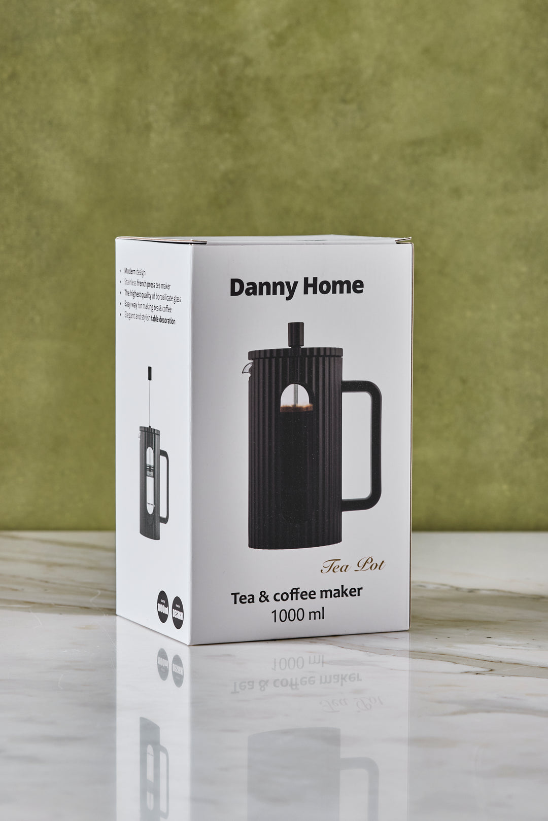 CAFETERA ÉMBOLO COOPER BLACK 1 L