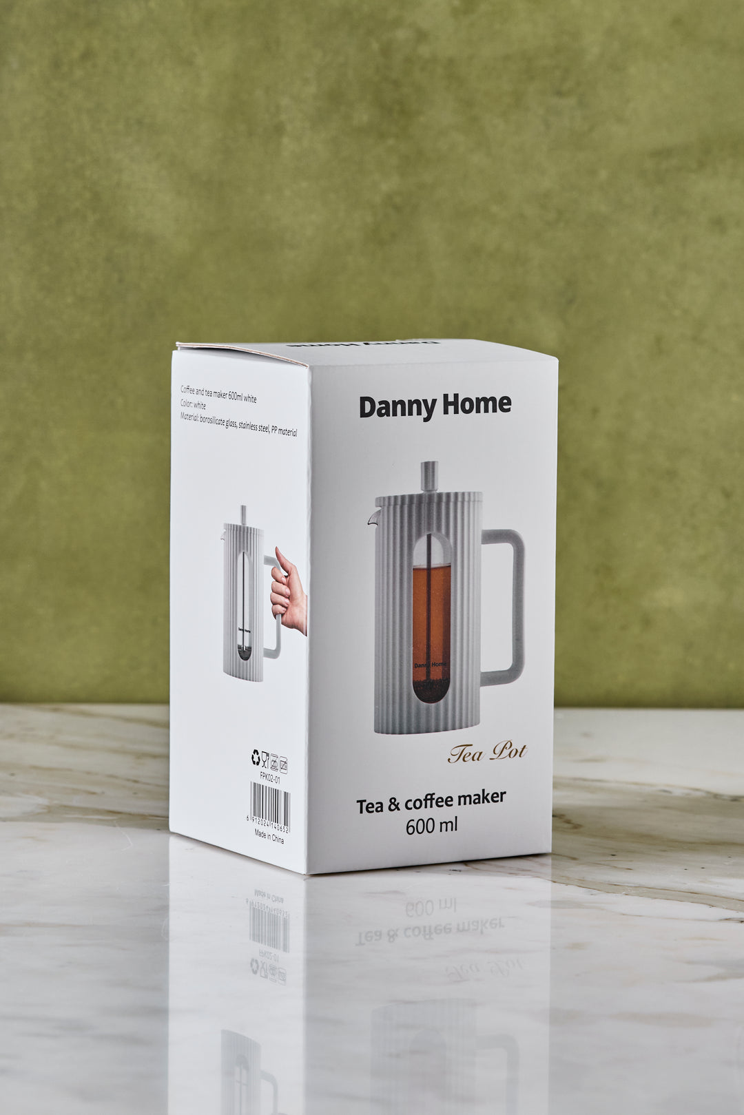 CAFETERA ÉMBOLO COOPER WHITE 600ML