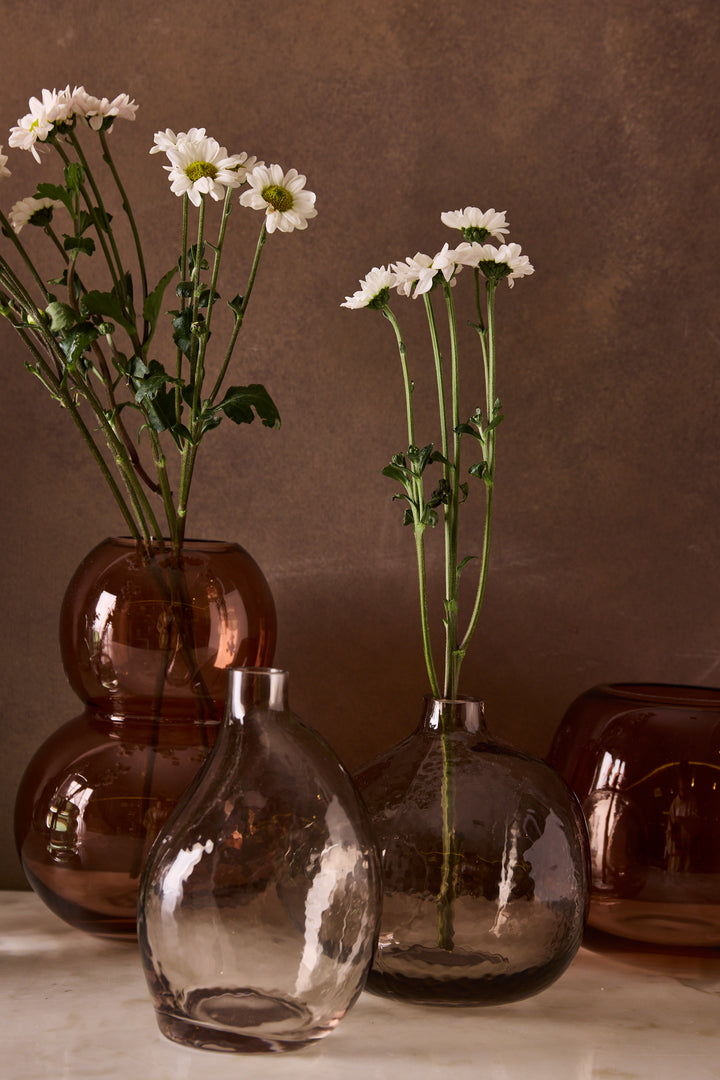 FLORERO GLOBE BROWN 13CM