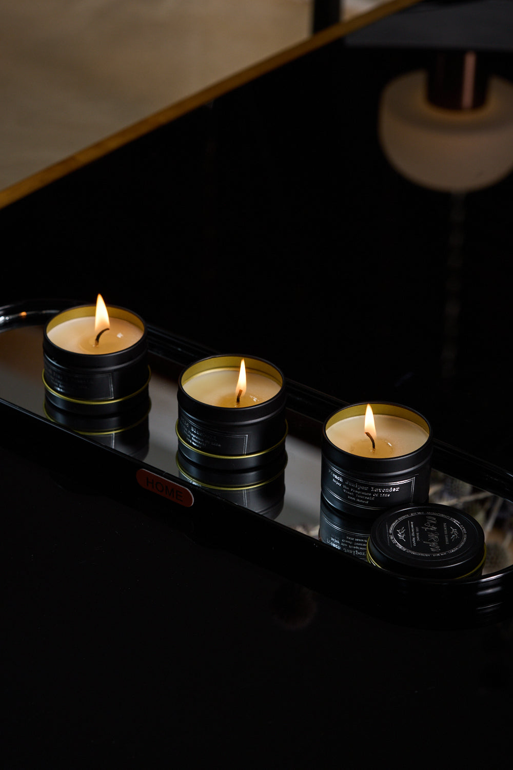 SET X 3 VELAS BLACK