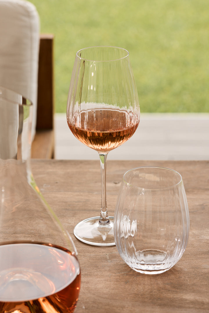 VASO FACETADO 590ML x 4