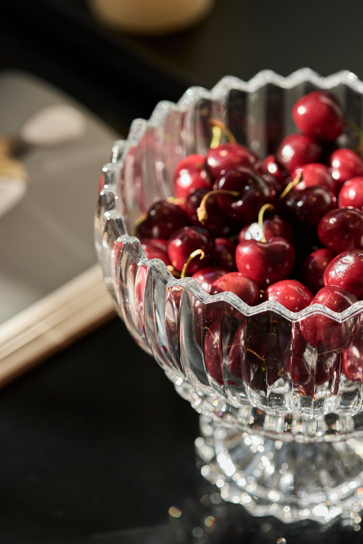 RECIPIENTE DE VIDRIO CON PIE TRIUMPH 22CM