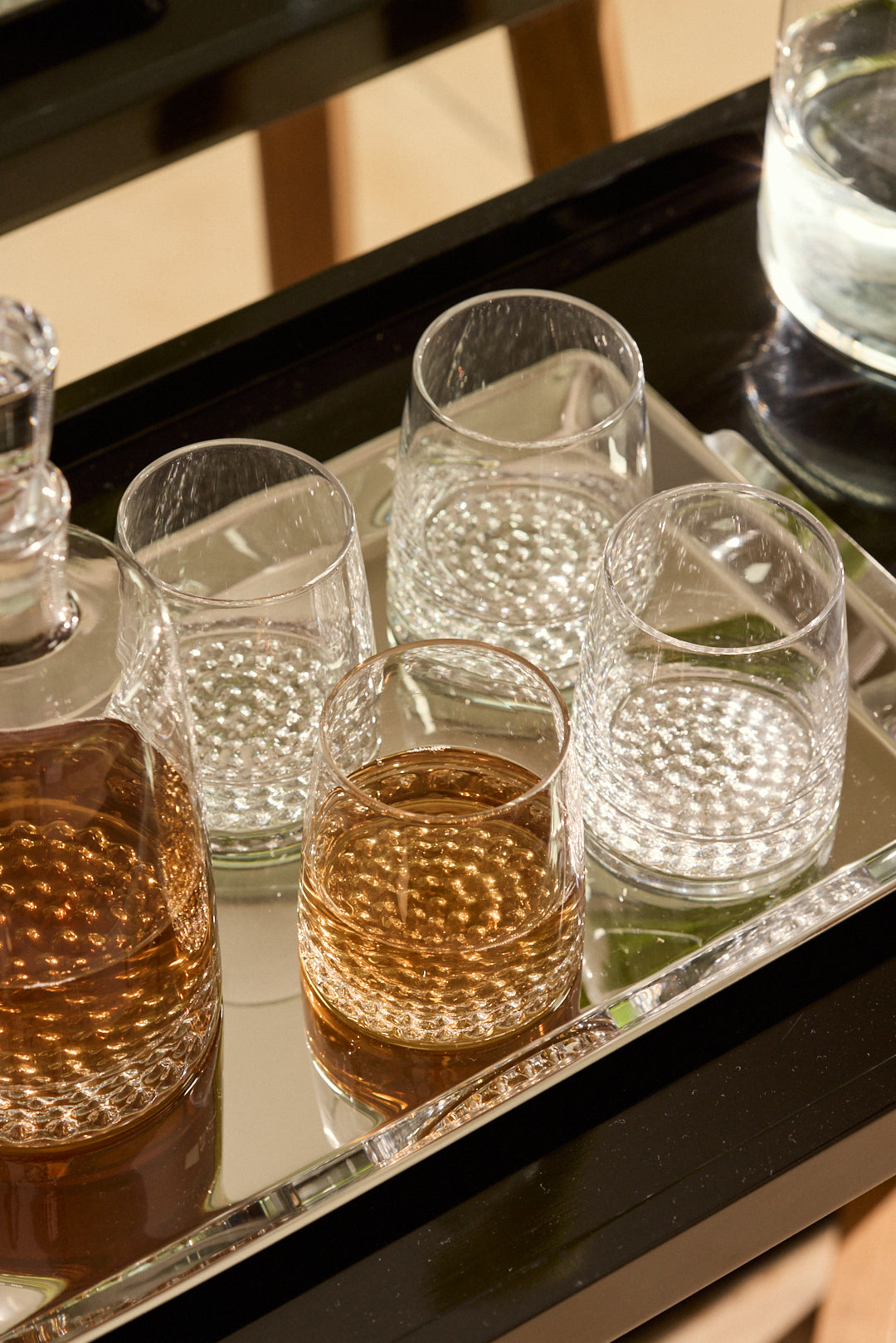 SET DE BOTELLA + 4 VASOS WHISKY