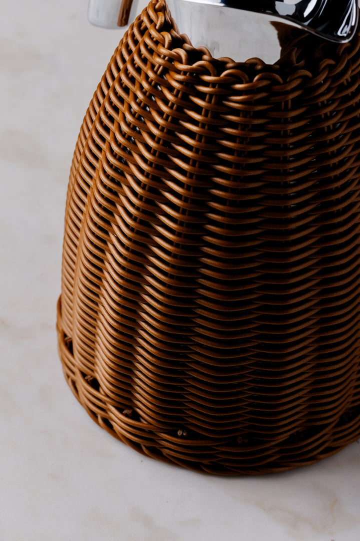 JARRA TÉRMICA DE RATTAN DARK BROWN 1 L