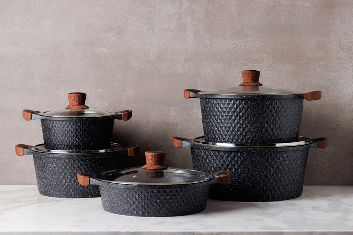 OLLA GRANITO BLACK 28CM