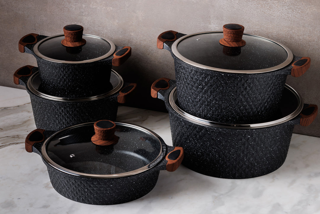 OLLA GRANITO BLACK 32CM