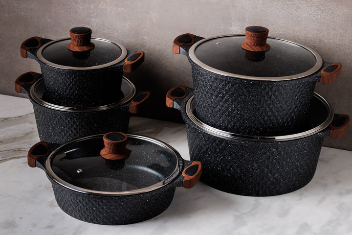 OLLA GRANITO BLACK 32CM