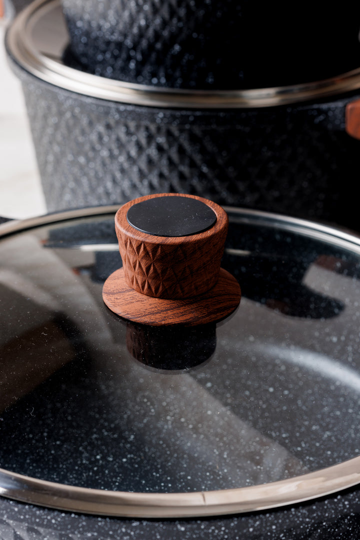 OLLA GRANITO BLACK 32CM
