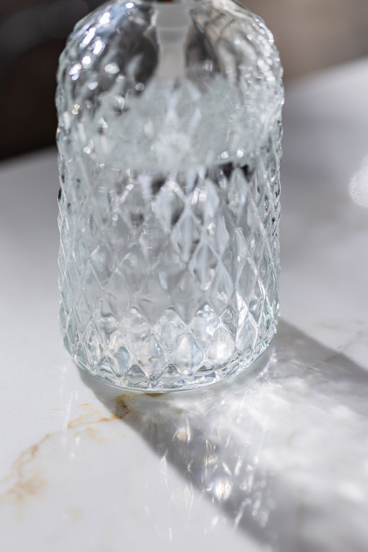DISPENSER DE JABON TINY ROMBOS CLEAR 400ML