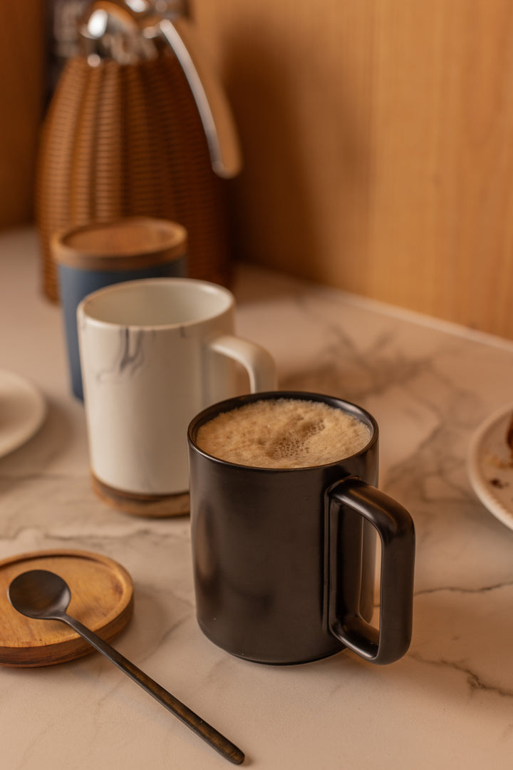 JARRO MUG MARK BLACK & ACACIA 420ML