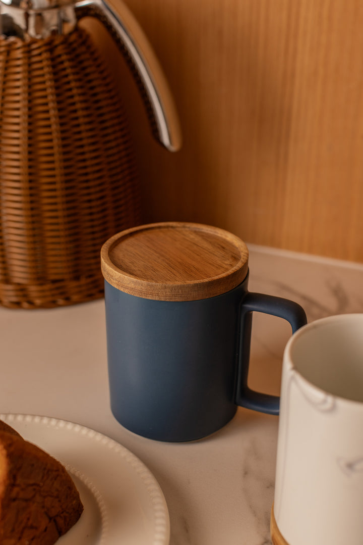 JARRO MUG MARK BLUE & ACACIA 420ML