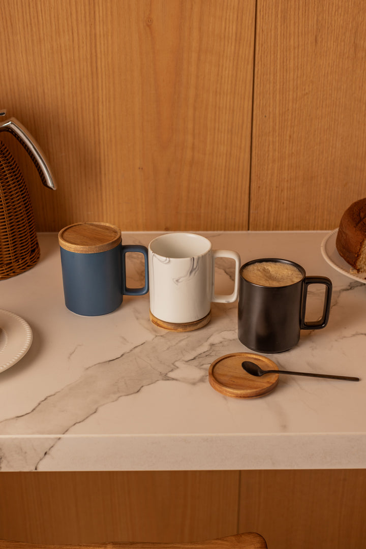 JARRO MUG MARK BLUE & ACACIA 420ML