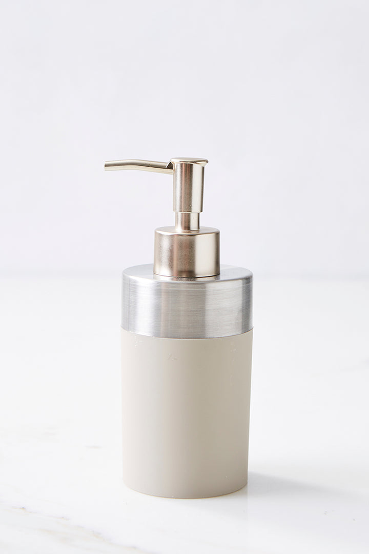 DISPENSER DE JABON BEIGE 350 ML