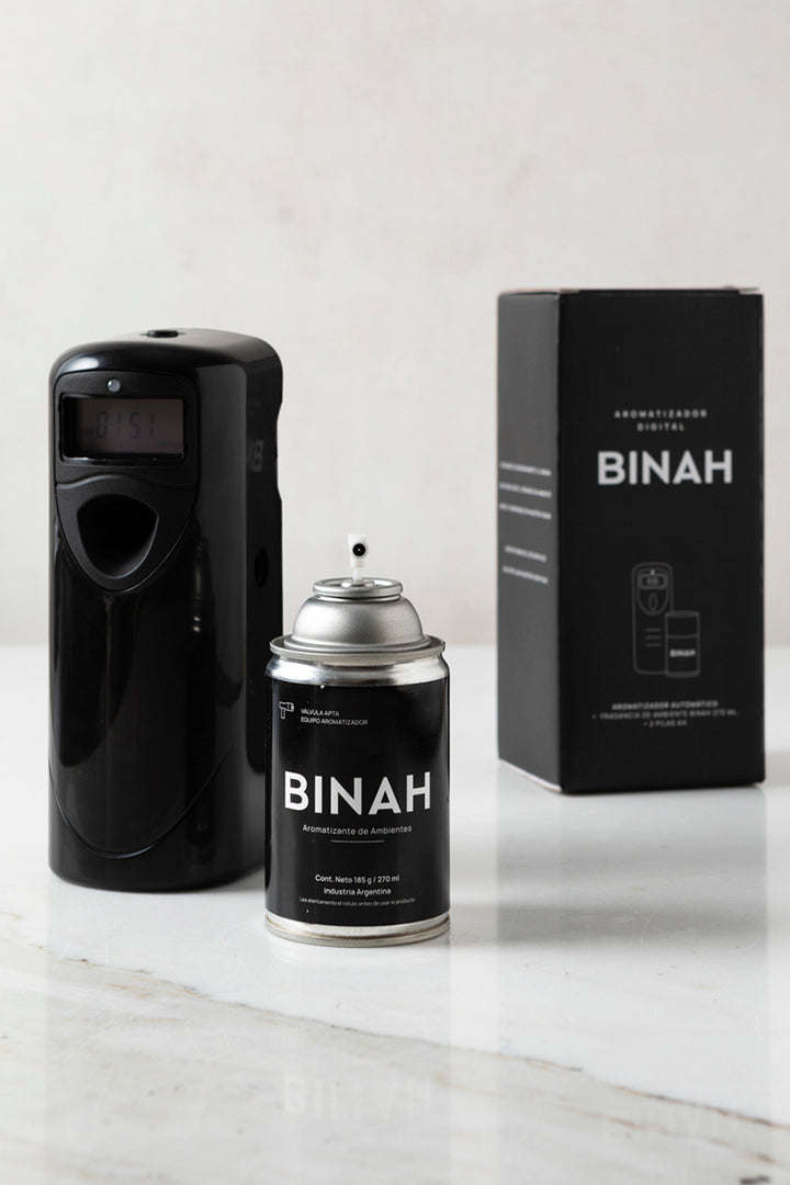 AROMATIZADOR AUTOMÁTICO BLACK + FRAGANCIA BINAH