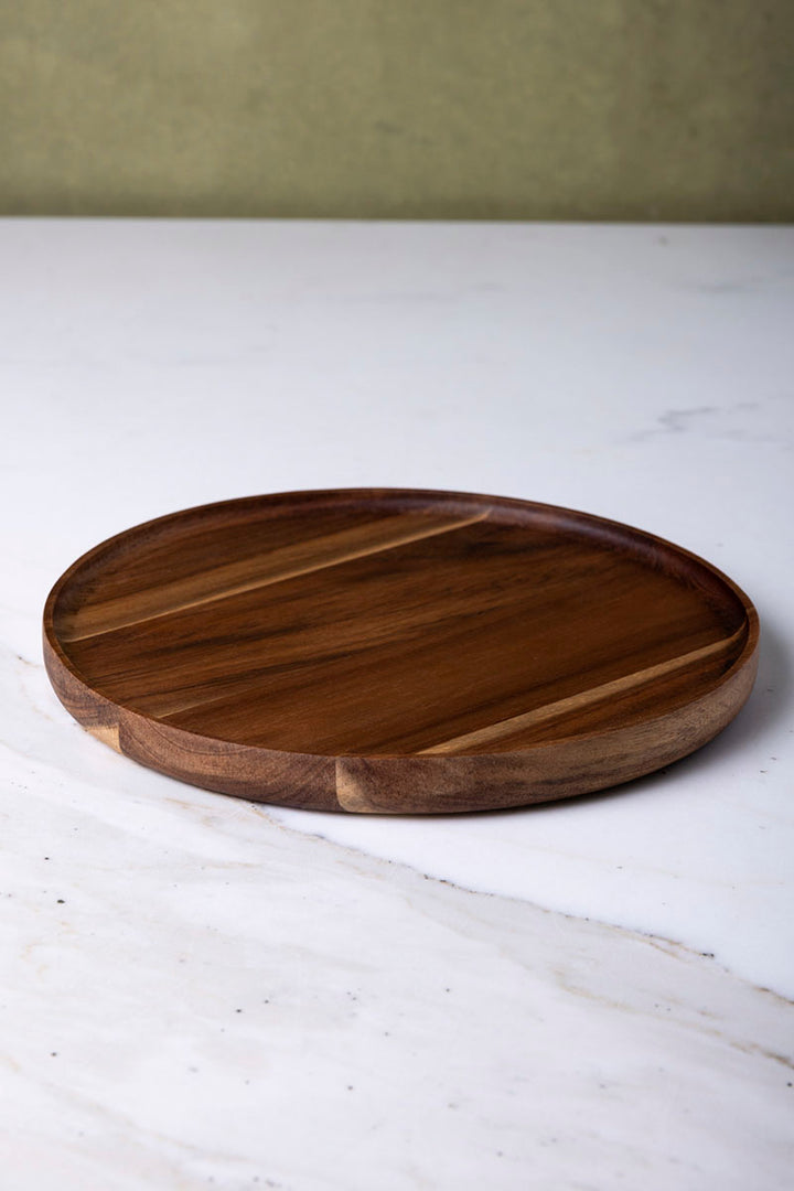 PLATO MADERA ACACIA 24CM