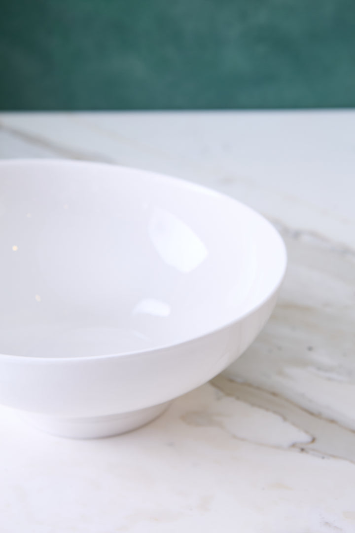 BOWL DE CERAMICA IRREGULAR WHITE 20CM